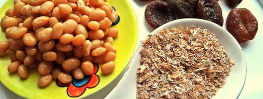 смузи с курагой, фасолью и отрубями. Шаг 3