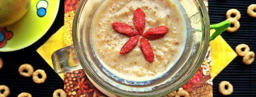 смузи с курагой, фасолью и отрубями. Шаг 8