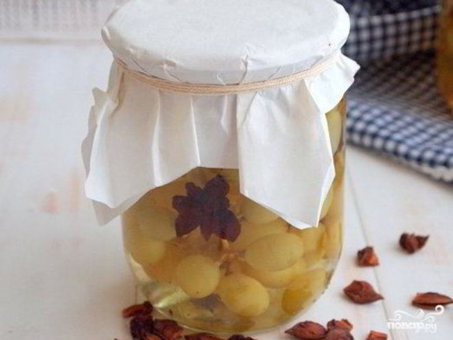 Рецепт винограда в сиропе