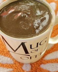 Зеленый коктейль с чечевицей