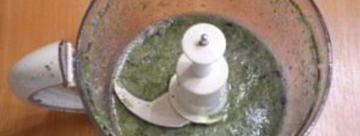 зеленый коктейль с виноградом. Шаг 4