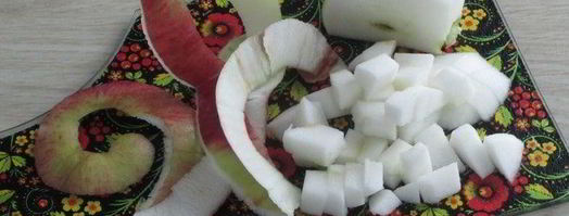 фруктовый салат с корнем сельдерея. Шаг 3