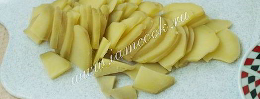 картофельный салат с редисом. Шаг 3