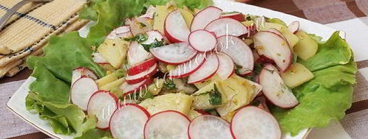 картофельный салат с редисом. Шаг 9