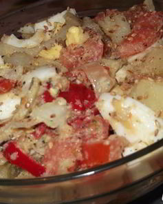 Теплый картофельный салат