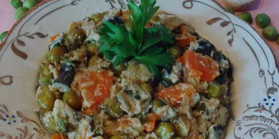 Летний овощной салат-гарнир