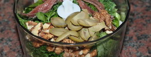 овощной салат с маринованной свеклой. Шаг 4