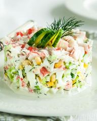 Салат с крабовыми палочками