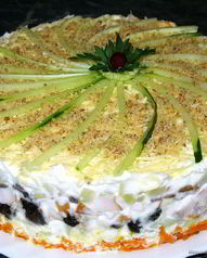 Салаты с черносливом