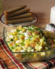 Салаты с кукурузой