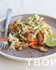 Пекинский салат с курицей