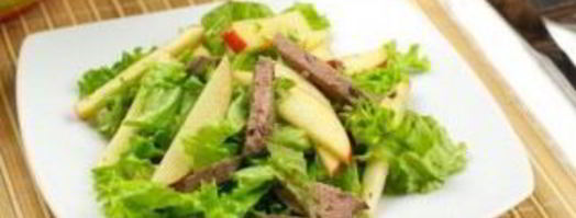 простой салат с куриной печенью. Шаг 5