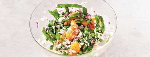 рисовый азиатский салат с теплым лососем. Шаг 6