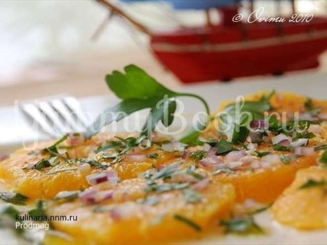 Рецепт салата апельсинового