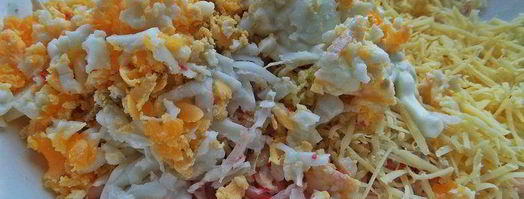 салат из овощей с пастой и сырными шариками. Шаг 10