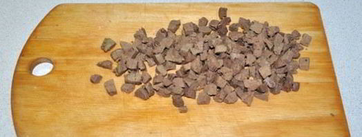 салат из печени с овощами. Шаг 2