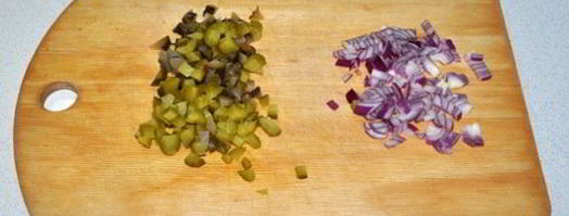 салат из печени с овощами. Шаг 4