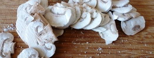 салат из шампиньонов и кабачков. Шаг 2