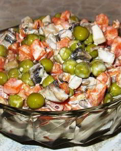 Салат из тушеной моркови