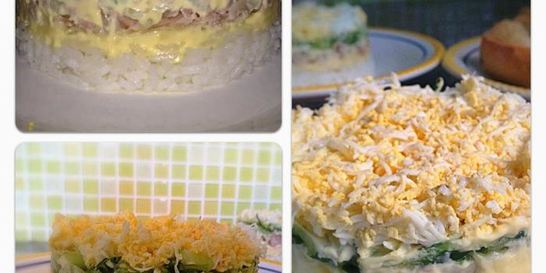 Салат Капля воды