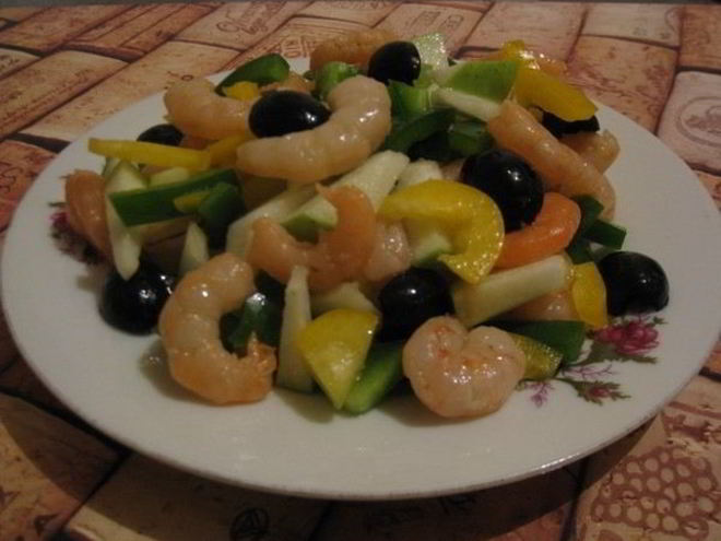 Рецепт салата морского бриз