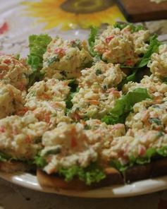 Салат на гренках Остатки сладки