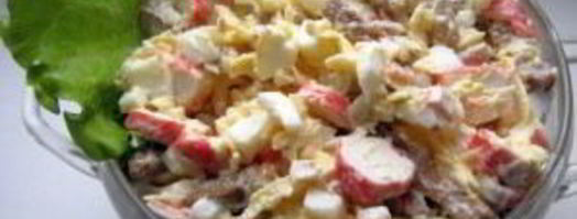 салат обалденный с сухариками. Шаг 3