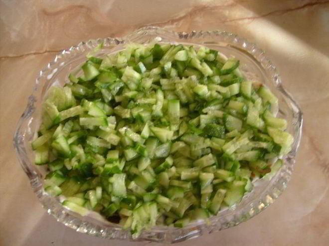 Рецепт салата обжорка