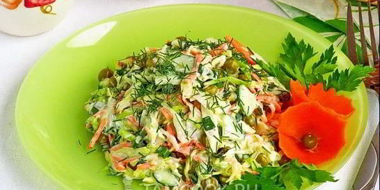 Салат Овощное раздолье