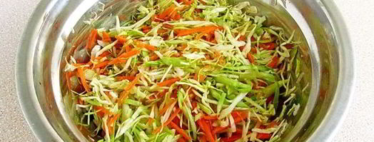 салат овощное раздолье. Шаг 5