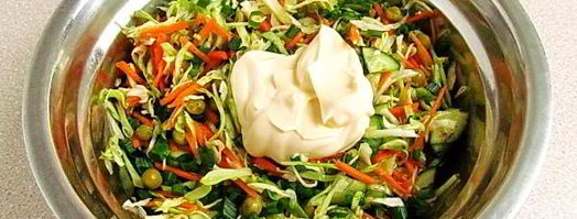 салат овощное раздолье. Шаг 9