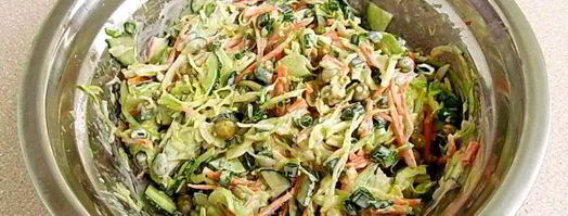 салат овощное раздолье. Шаг 10