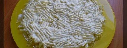 салат сельдь под шубой. Шаг 9