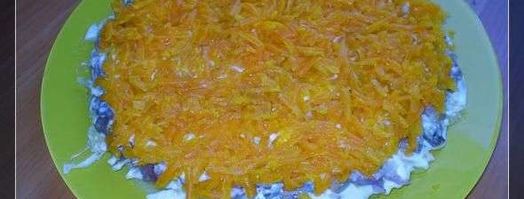 салат сельдь под шубой. Шаг 15