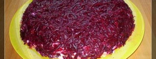 салат сельдь под шубой. Шаг 19