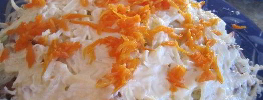 салат селедка под шубой. Шаг 6