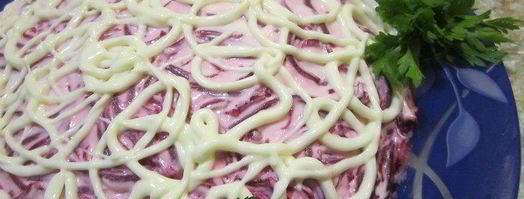 салат селедка под шубой. Шаг 7