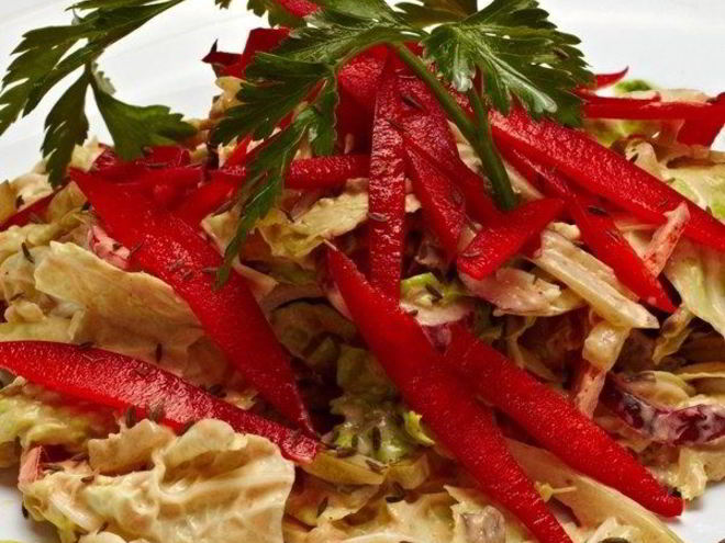 Рецепт салата рахат