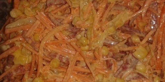 Салат Рыжик с морковью