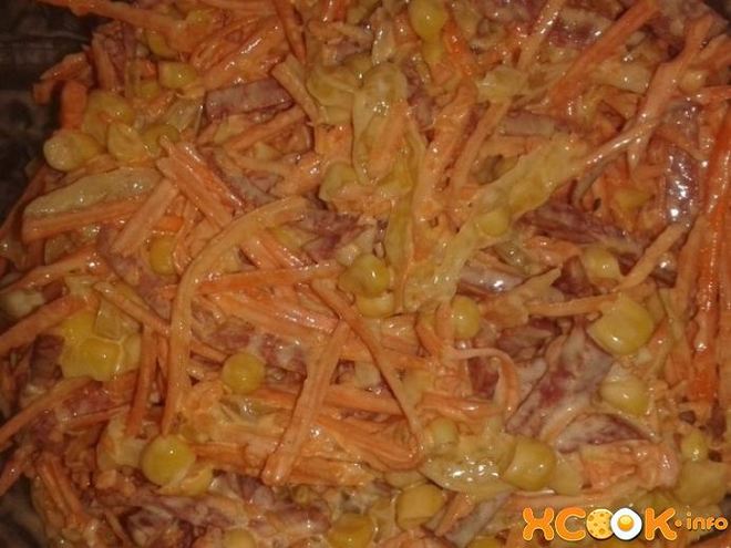 Рецепт салата рыжик с морковью