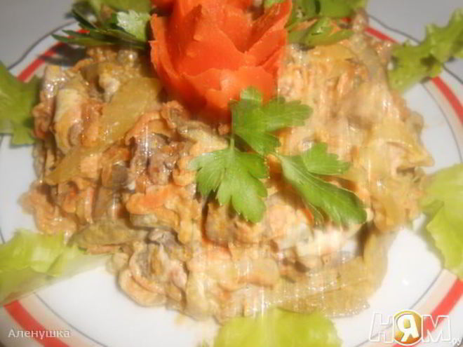 Рецепт салата рыжик