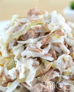 Салат с говядиной