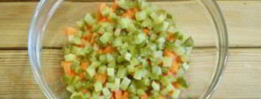 салат с грибами и морковью. Шаг 6