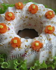 Салат с крабовыми палочками