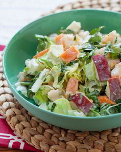 Салат с креветками