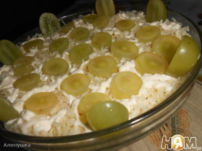 Рецепт салата с курицей и черносливом