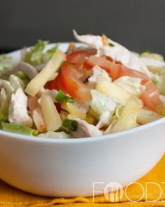 Салат с курицей и сыром