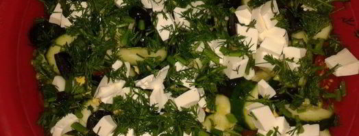 салат с оливками. Шаг 5