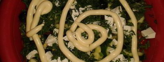 салат с оливками. Шаг 6