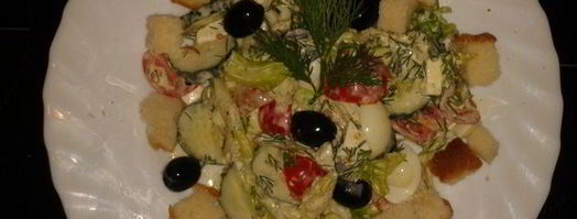 салат с оливками. Шаг 7